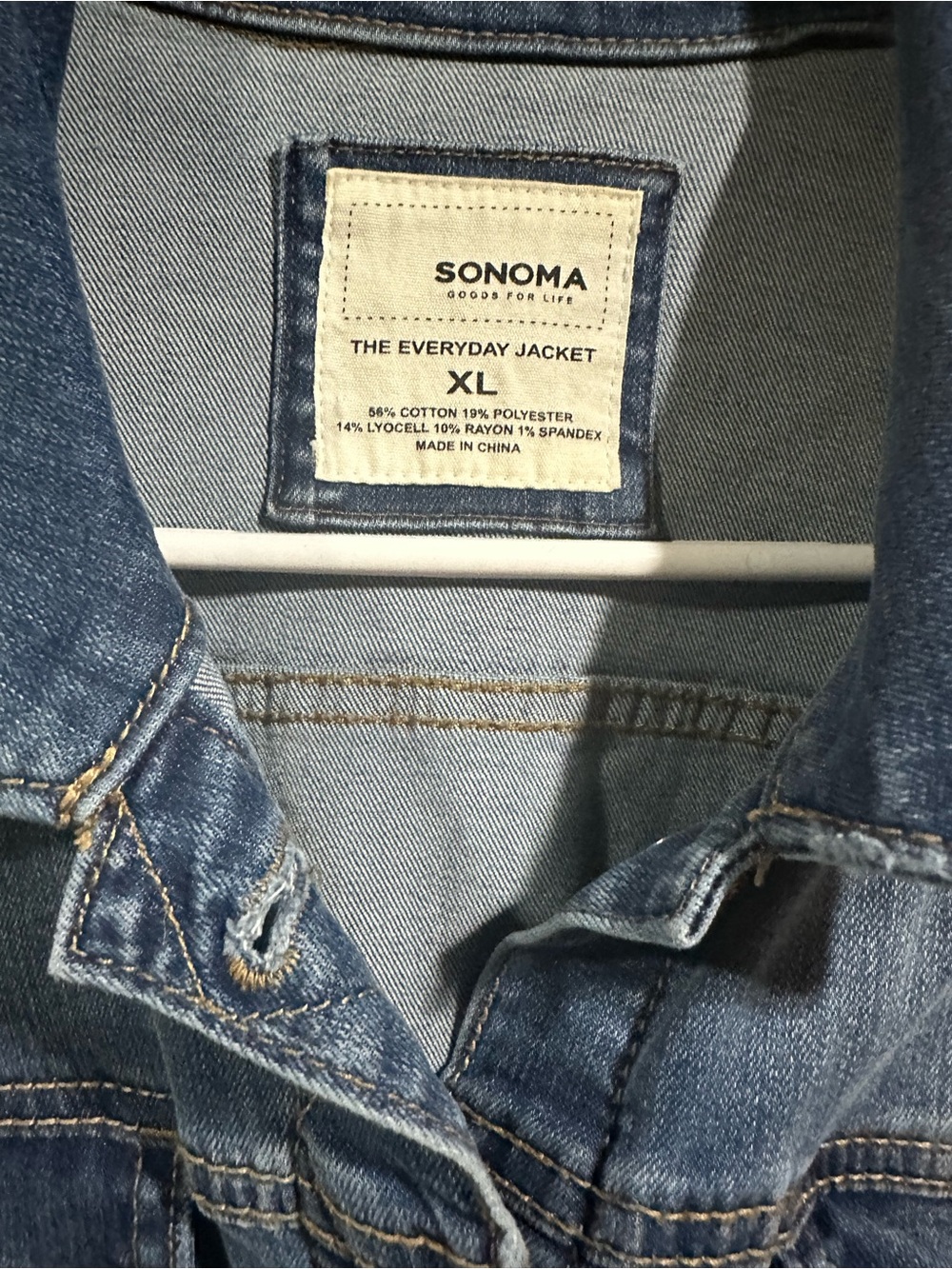 Sonoma Blue Denim Jacket for Women - size XL - Picture 5 of 5